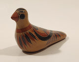 Vintage Mexican Tonala Dove Bird Hand Painted Ceramic Pottery Ornament