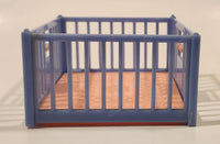 Vintage Reliable Products Play Pen Blue and Pink Plastic Dollhouse Toy