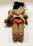 Vintage Raw Hide Clothing Aboriginal Native Indian 8" Tall Doll with Opening and Closing Eyes