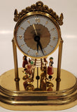 Vintage Schmid West Germany Oktoberfest Dancers Wind Up Dome Clock