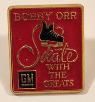 Bobby Orr Skate With The Greats GM Enamel Metal Lapel Pin