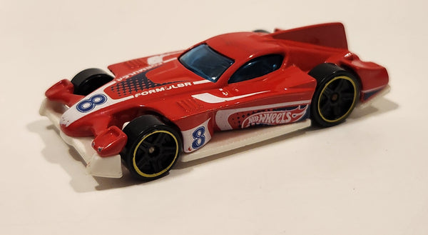 2014 Hot Wheels HW Race: Thrill Racers Formul8r Red Die Cast Toy Car Vehicle