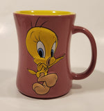 Xpres Warner Bros. Looney Tunes Tweety Bird Pink Embossed Ceramic Coffee Mug Cup