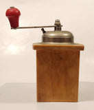 Antique Armin Trosser Wood and Metal Coffee Grinder Made in West Germany