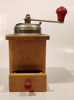 Antique Armin Trosser Wood and Metal Coffee Grinder Made in West Germany