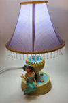 2004 Hampton Bay Disney Aladdin Jasmine 15" Tall Resin Table Lamp