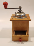 Antique Armin Trosser Wood and Metal Coffee Grinder Made in West Germany