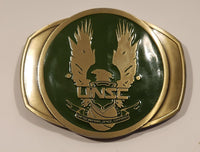 2013 Microsoft Halo 4 UNSC United Nations Space Command Metal Belt Buckle