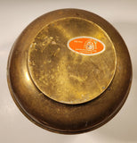 Antique Redskin Brand Chewing Tobacco Cut Plug Large Brass 10" Tall Spittoon