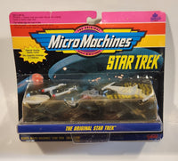 1992 Galoob Micro Machines 65825 The Original Star Trek U.S.S. Enterprise NCC-1701 Klingon Battlecruiser Romulan Bird of Prey Die Cast Toy Vehicles New in Package