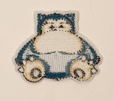 Pokemon Snorlax Embroidered Fabric Patch Badge