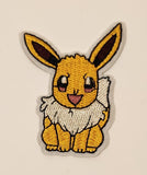 Pokemon Eevee Embroidered Fabric Patch Badge