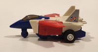 1985 McDonald's Tomy Japan Gobot Commandrons Magna Red Blue White Transformer Toy Vehicle