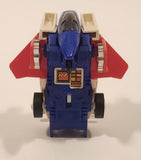 1985 McDonald's Tomy Japan Gobot Commandrons Magna Red Blue White Transformer Toy Vehicle