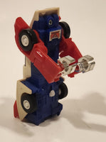 1985 McDonald's Tomy Japan Gobot Commandrons Motron Red Blue White Transformer Car Toy Vehicle