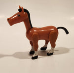 Fisher Price Little People Farm Brown Horse Toy Figure Made in Hong Kong