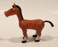 Fisher Price Little People Farm Brown Horse Toy Figure Made in Hong Kong