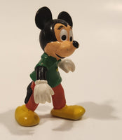 Walt Disney productions Mickey Mouse 2 1/4" Tall PVC Toy Figure Made in Hong Kong