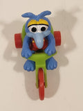 1986 McDonald's Muppet Babies Baby Gonzo with Green Trike 2" Tall Toy Figure