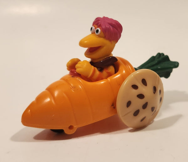 1987-1988 Orange Fraggle Rock 'Gobo' Carrot Shaped Toy Car Vehicle McDonald's Happy Meal Toy