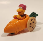 1987-1988 Orange Fraggle Rock 'Gobo' Carrot Shaped Toy Car Vehicle McDonald's Happy Meal Toy