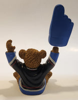 Vancouver Canucks NHL Hockey Team #1 Fan 5 1/2" Tall Resin Bear Figurine