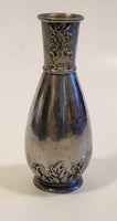 2003 Arthur Court Victorian Style Silver Look Heavy 4" Tall Bud Vase