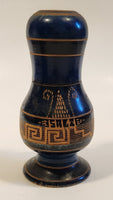 Vintage Greek Islands Wood Salt Shaker Single