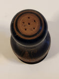 Vintage Greek Islands Wood Salt Shaker Single