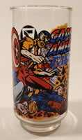 Vintage 1977 7-Eleven Marvel Comics Group Captain America And The Falcon 5 3/4" Tall Glass Cup