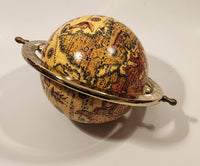 Old World Globe in Brass Metal Holder