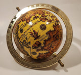 Old World Globe in Brass Metal Holder