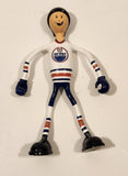 Kid Galaxy NHL Edmonton Oilers Hockey Player 5 1/2" Rubber Poseable Toy Figure