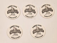 1994 Saban Power Rangers Pogs Caps Lot of 5