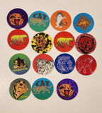 Mixed Big Cats and Kittens Pogs Caps Lot of 15