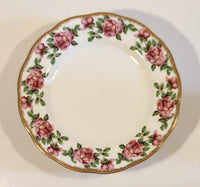 Salisbury Bone China Victoria Rose 7 3/4" Salad Plates Set of 6