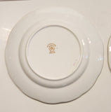 Salisbury Bone China Victoria Rose 7 3/4" Salad Plates Set of 6