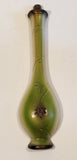 Vintage Green Bottle 3 1/4" x 11 1/4" Chalkware Wall Hanging