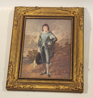 Thomas Gainsborough (1770) The Blue Boy Art Print Painting in Ornate Frame