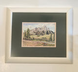 J. H. Blair (Jim) Mountain Landscape Art Print Painting Alberta Canada Artist