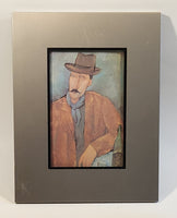 Man with a Wine Glass Amedeo Modigliani Italian Art Print