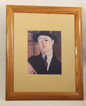 1916 Paul Guillaume Art Painting Portrait By Amedeo Modigliani