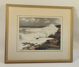 Entrance To Halifax Harbor, Nova Scotia Framed Photograph By Wallace R. MacAskill Signed