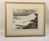 Entrance To Halifax Harbor, Nova Scotia Framed Photograph By Wallace R. MacAskill Signed