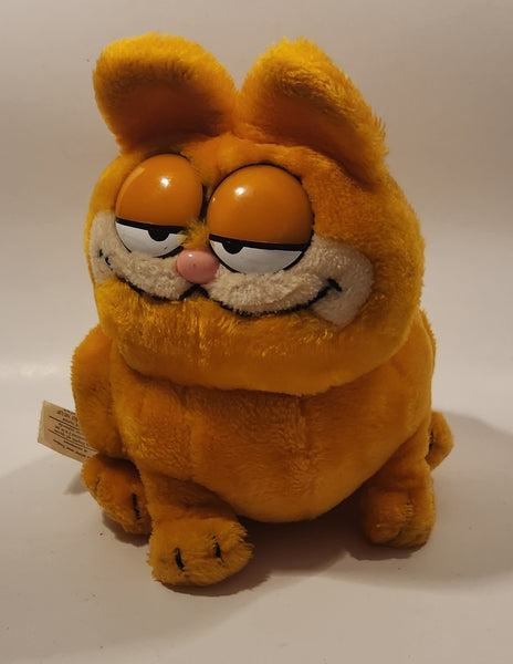 1978, 1981 Dakin Paws Garfield 9" Tall Toy Plush Stuffed Character