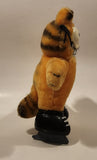 1978 1981 Dakin Paws Garfield with Ice Hockey Skates 8 1/2" Tall Toy Plush Stuffed Character