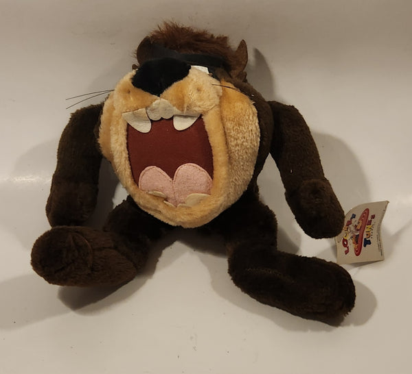 1995 Ace Novelties Warner Bros. Looney Tunes Taz Tasmanian Devil 10 1/2" Tall Toy Stuffed Plush with Tag