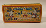 Rare Tokyo Disney Sea Chocolate Pretzels Buona Gironata! Embossed Tin Metal Container