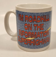 OZ Paws Garfield I'm Roadkill On The Information Superhighway Coffee Mug Cup By Jim Davis New in Box