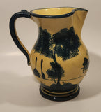 Ginori 1735 Orietne Italiano Citrino 7" Tall Hand Painted Pitcher Jug Made in Italy